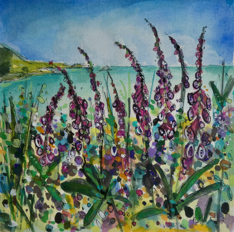 Foxgloves.