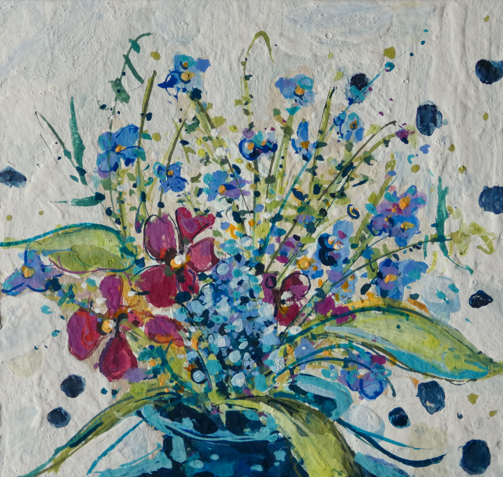 Copy of Artist Support Pledge Painting 'Forget-Me-Nots'